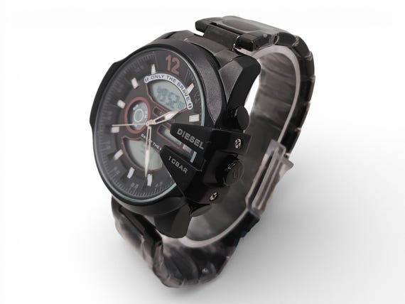 Used Diesel Black Multi-Function Sport Chronograp… - image 12