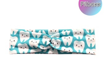 Happy Teeth Dental Headband, Button Headband