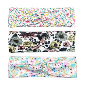 Watercolor Floral Headband