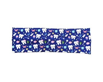 Ocean Teeth Dental Stretch Headband for Women, Ear Saver Buttons