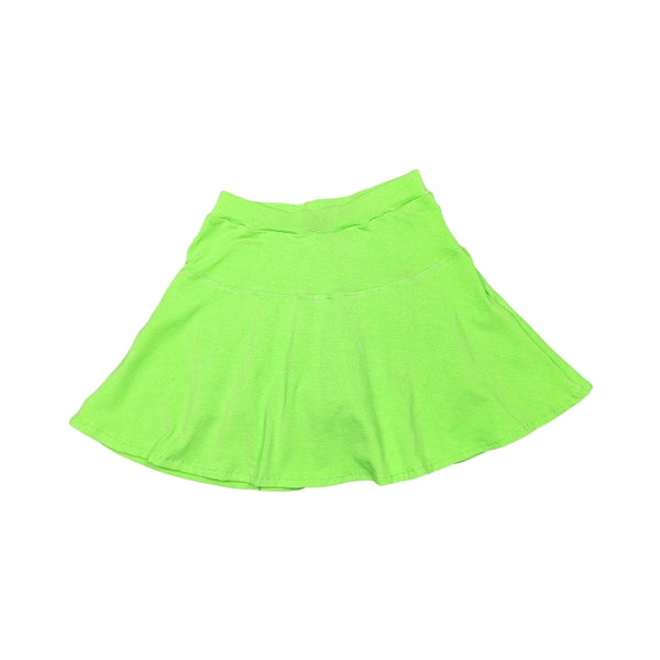 Solid Color Skort for Girls, Skirt with Shorts, Summer Handmade Clothing, Baby, Toddler and Girls Sizes, Gift for Girls