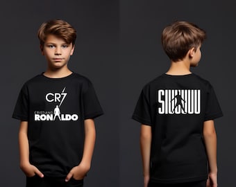 Kids Ronaldo Soccer T-shirt, Ronaldo Shirt, Ronaldo Football Shirt, 7 CR7 Cristiano Ronaldo T-shirt, Ronaldo Youth Shirt