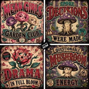 Grunge Alice in Wonderland PNG Bundle, Dark Wonderland Clipart, Junk Journal Ephemera, Scrapbook PNGs, 200 Designs, Gothic Digital Download image 14