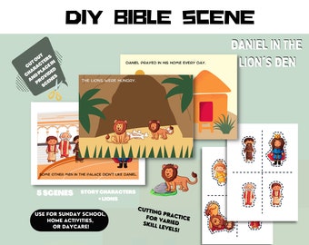 Make Your Own Bible Scene Daniel and the Lion's Den