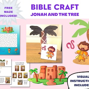 Jonah and the Tree Craft | Tell the end of Jonah&#39;s Story!
