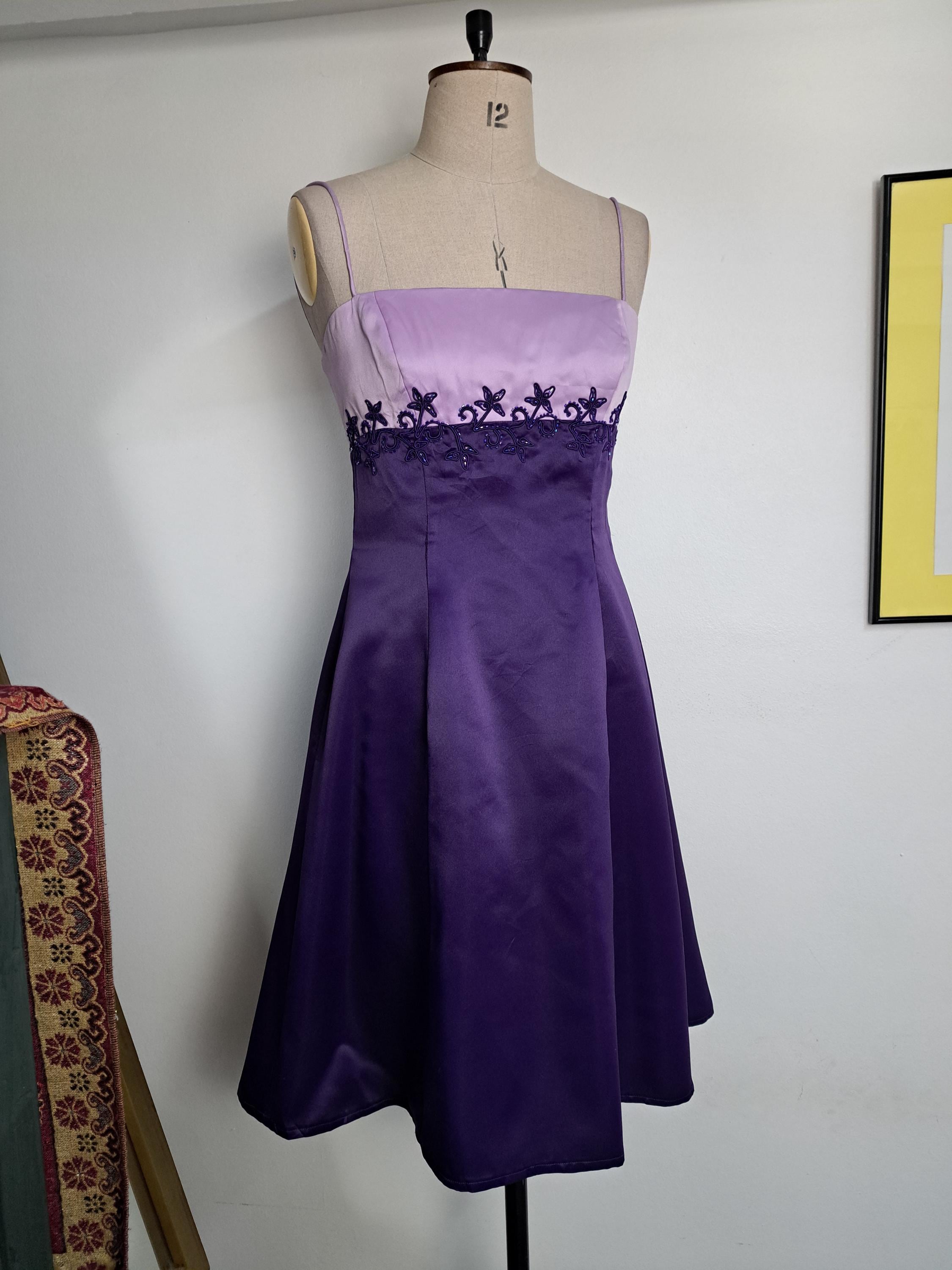 sachin and babi light blue dress Vintage 1990s “Morgan and Co.” Pink Prom Dress – Amorin Vintage main image 1