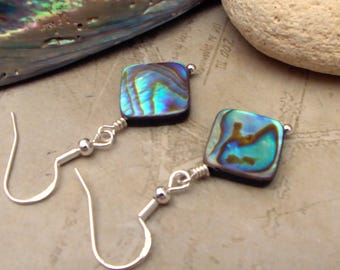Silverly Collana Donna Argento 925 Con Pendente Rotondo In Conchiglia Abalone Paua – 46 Cm - 2