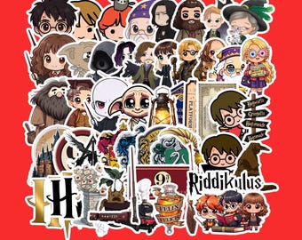 Set de 50 pegatinas de Harry Potter