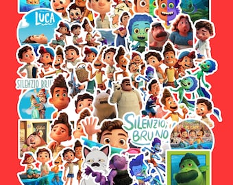 Pegatinas de Luca Disney (50 unidades)