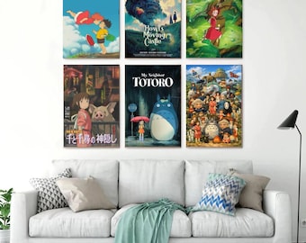 Ghibli Collection Unframe Poster Sticker Wall Paper