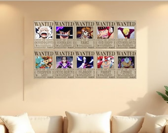 One Piece Wanted Poster