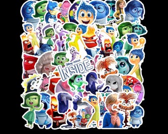 Pegatinas impermeables de Inside Out (50 unidades)