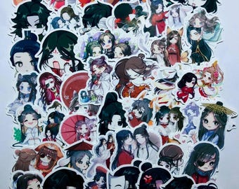 Heaven Blessing Chibi Waterproof Stickers 50pcs