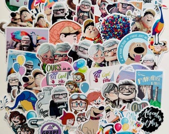 Paquete de pegatinas impermeables de Up Disney