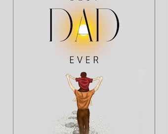 Father's Day | Best Dad Ever | digital cards | Canva (Digital Download) |