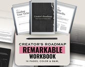 Creator’s Roadmap reMarkable Workbook | Digital Creator Planner PDF | Personal Brand & Niche Planner