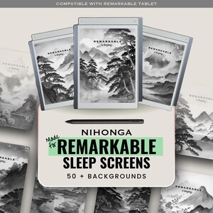 Nihonga Japanese Art Designed for Remarkable sleep screens (Digital Download)