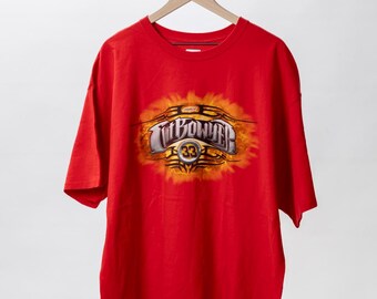 Vintage Nascar Clint Bowyer #33 Cheerios Racing T-Shirt | Chase authentisches rotes grafisches T-Shirt | 2000er Jahre Nascar Shirt 2XL