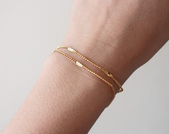 Pulsera de oro con forma de estrella