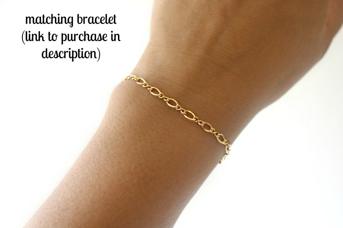 Dainty Gold Anklet Gold Ankle Bracelet Figure Eight Gold Etsy