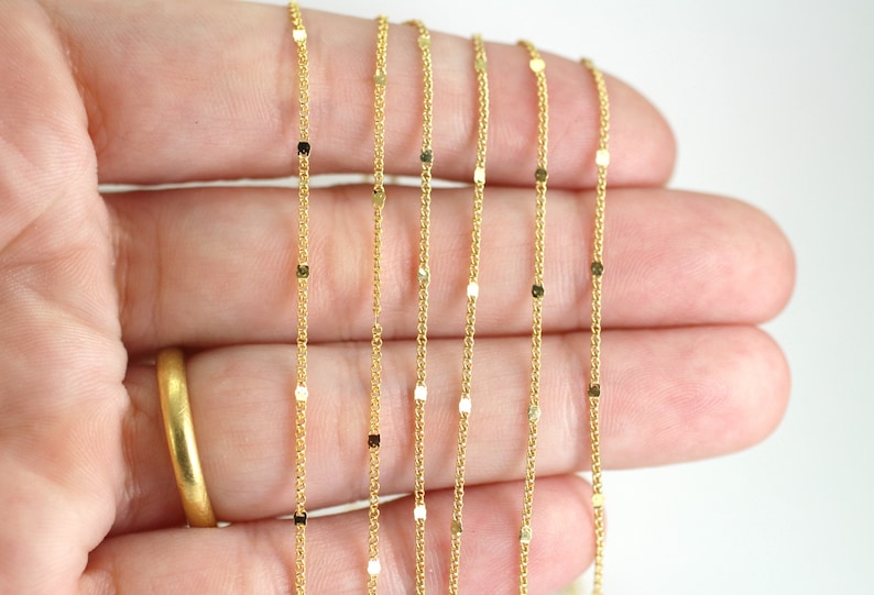 Gold Anklet Bracelet Simple Gold Anklet for Women Dainty Gold Chain Anklet Gold Bar Chain Anklet Thin Gold Anklet Starlit Gold Anklet