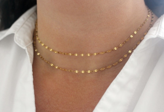 Gold, One Size Einfache Sternkette Choker Silber Winzige Sternketten für Frauen und Mädchen Zierlicher Charm Choker Minimalistisch 