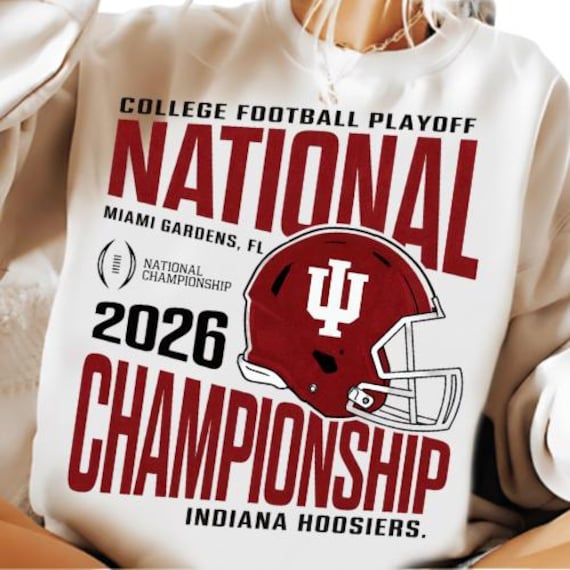 Indiana Hoosiers National 2026 PNG SVG, Indiana Hoosiers 2026 National Championship Helmet PNG, College Football Playoff, Digital Download