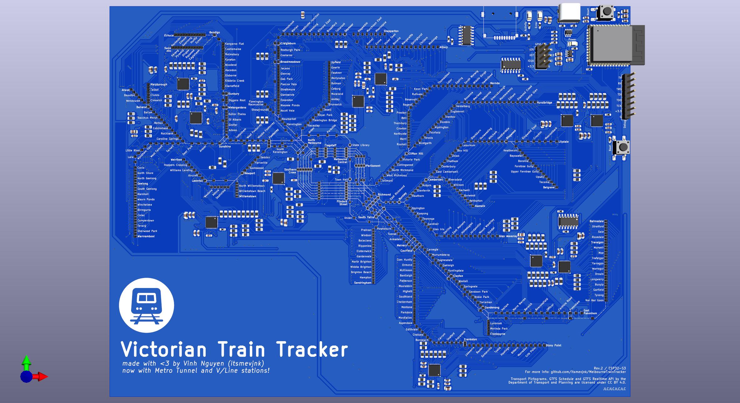 Victorian Train Tracker - Etsy Australia