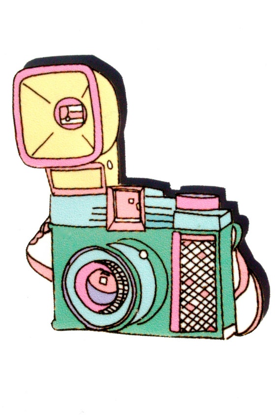 Items similar to Retro Camera Brooch Pin Gadget Series on Etsy