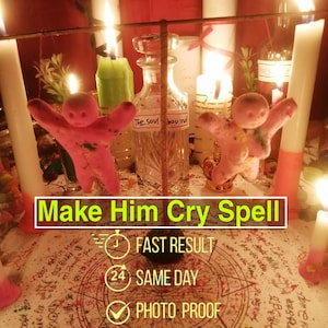 Powerful 'Make Him Cry' Love Tantra/Obsession & Return With Gihn Power
