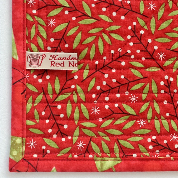 Bears Set of Two Table Mats Quilted Placemats