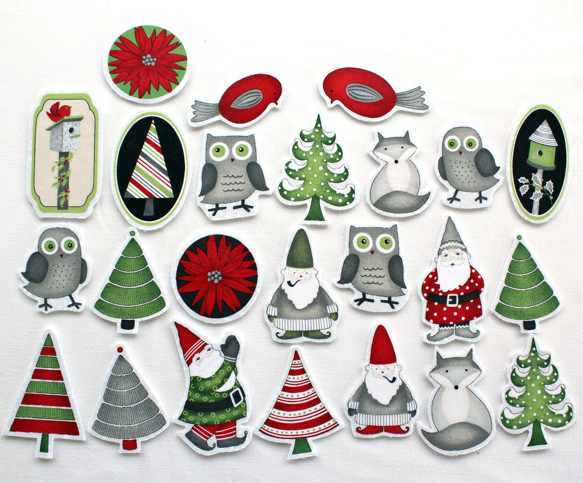 Quilted Advent Calendar Gnomes Calendar with Treat Pockets Etsy