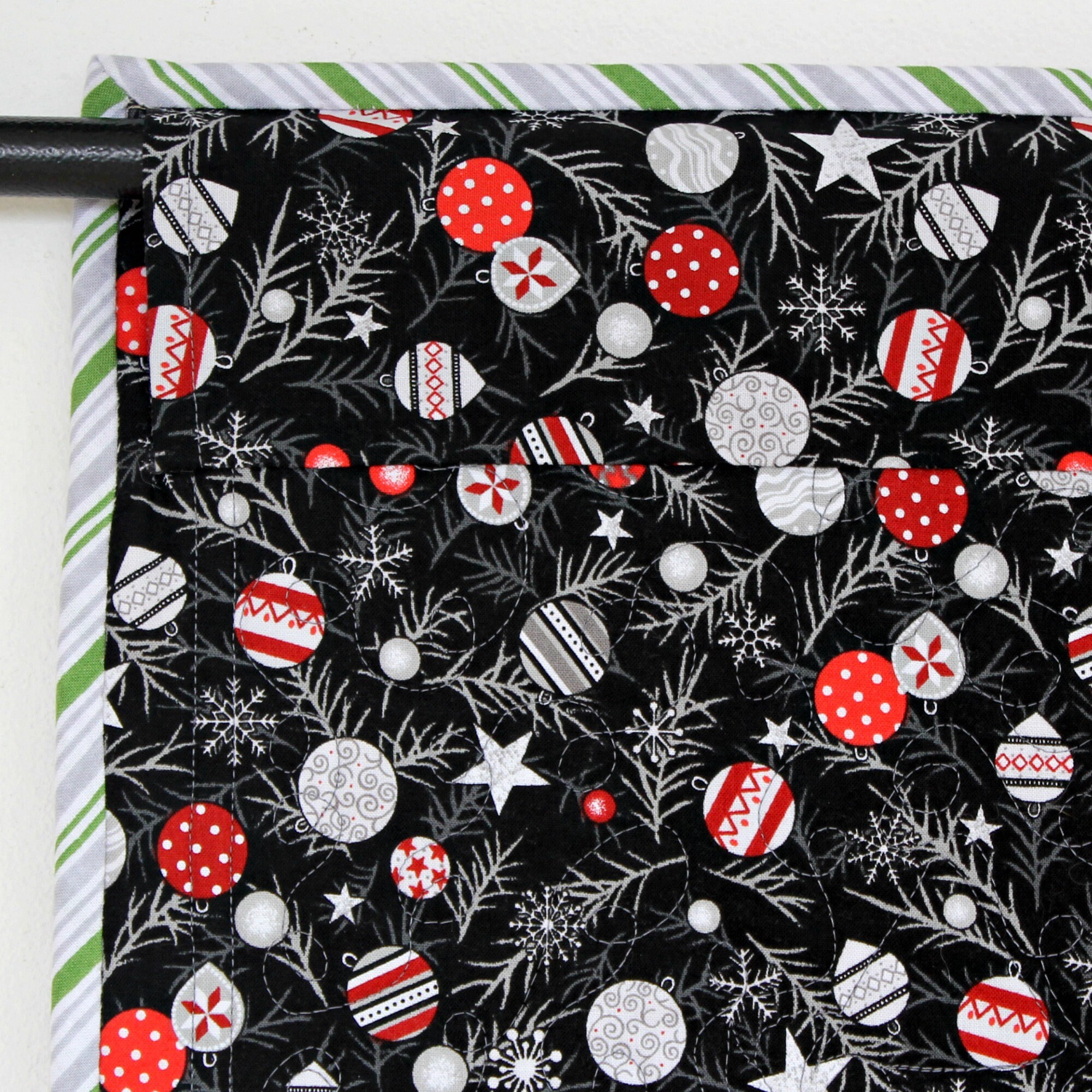 Quilted Advent Calendar Gnomes Calendar with Treat Pockets Etsy