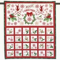 Quilted Advent Calendar, Cardinals, Reindeer, 21"Hx18.50"W product logo