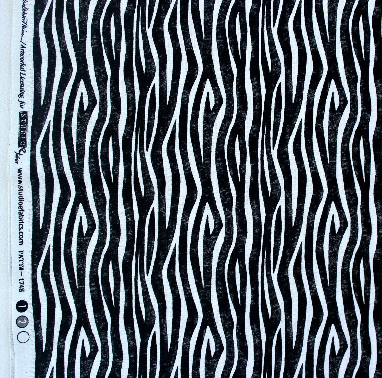 Animal Print Quilt Fabric Zebra Wild Things 1748 Julia Etsy