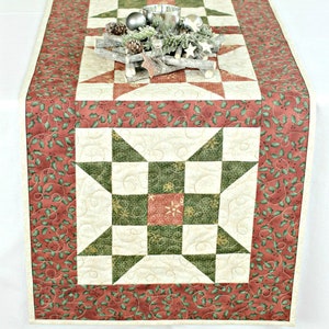 Quilted Christmas Table Runner, 38.50&quot;x15.75&quot;