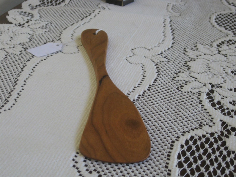 Cherry Hardwood Wooden Spatula Small Bild 3