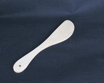 Hardwood Maple Wooden Spatula - Large