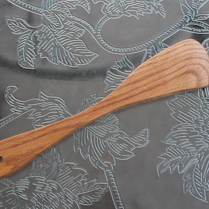 Oak Hardwood Wooden Spatula - Small