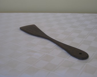 Walnut Hardwood Wooden Spatula - Small