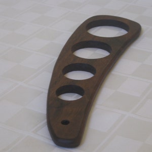 Hardwood Walnut Wooden Utensil to Measure Spaghetti Small
