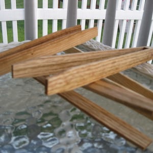 Red Oak Handmade Hardwood Kitchen Tongs  Great for Toast or Bacon