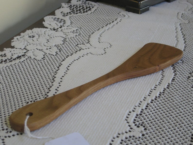 Cherry Hardwood Wooden Spatula Small Bild 1