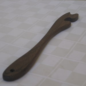 Walnut Hardwood Oven Rack Pull/Push - Small