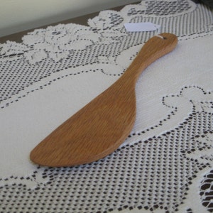 Oak Hardwood Wooden Spatula Large