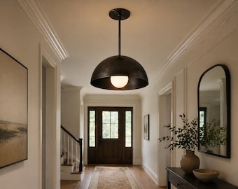 モダンな真鍮製ハンドメイドシャンデリアライト – ミッドセンチュリースタイルの天井シャンデリア照明器具（装飾用）