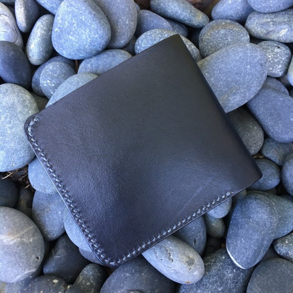 Black Kraken Wallet With Red Interior Etsy