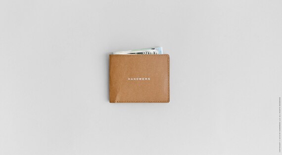 Super Dunne Waschbare Papier Bi Fold Geldborse Schlanken Etsy