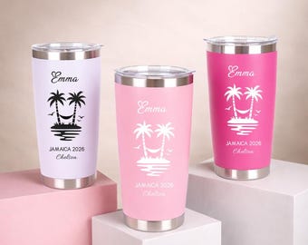 Vacation Stainless Steel Personalized Tumbler 20OZ, Family Cruise Cup Swiftly, Birthday Crew Custom Travel Mug, Girls Trip