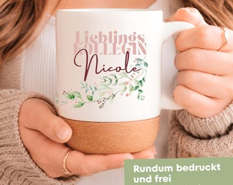 Farewell Gift for Coworker – Personalized Mug with Custom Text & Name | Gift for Boss, New Job or Retirement